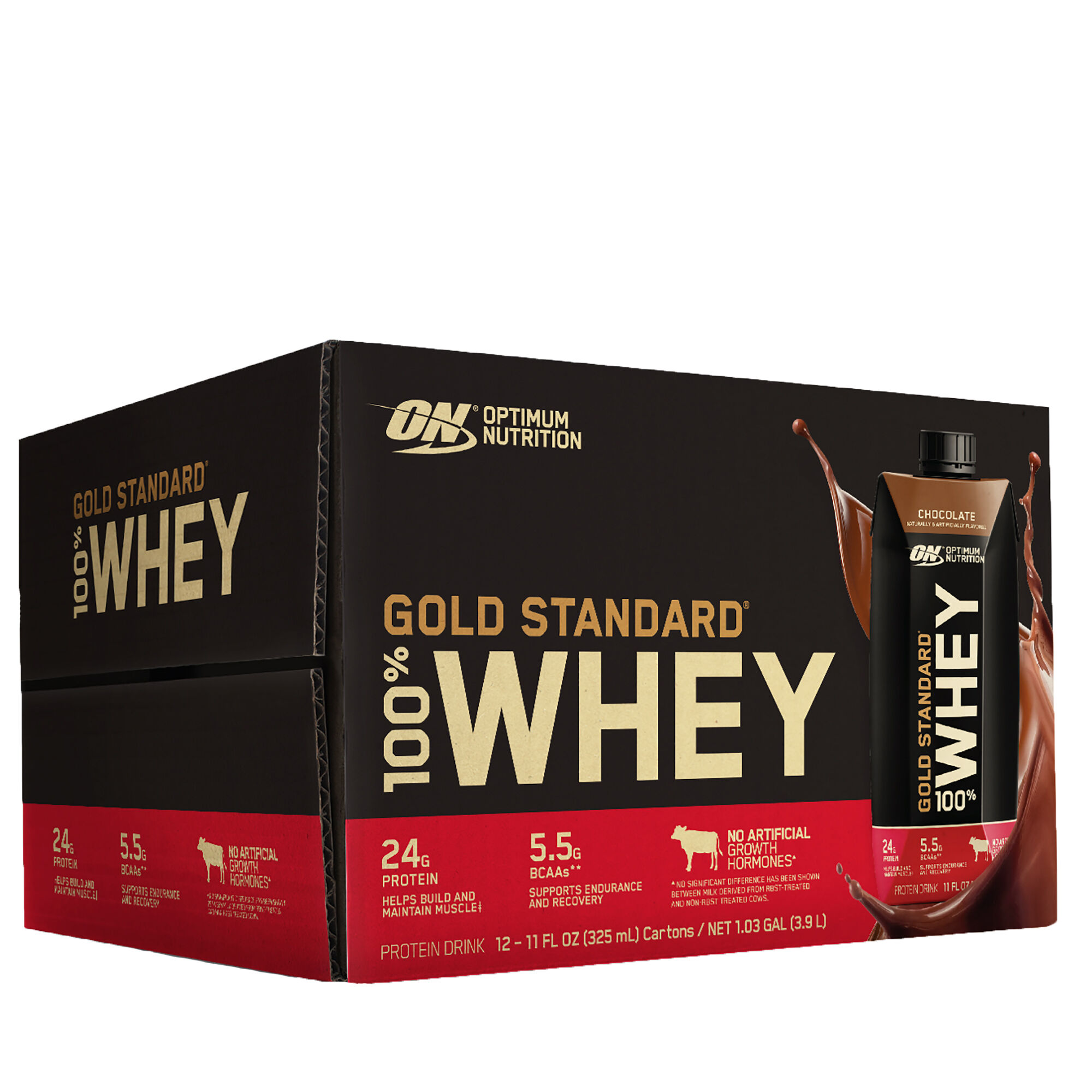 Gold Standard® 100% Whey Protein Drink - Chocolate Chocolate | GNC